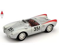 Brumm Modellino auto statico Porsche 550 Spider Mille Miglia 1954 1:43 Herrmann 1993