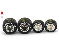 MODELLISMO DIORAMI SET GOMME GOODYEAR CERCHI ANT.+POST. FERRARI F1 126C2 1:43