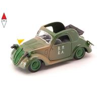 1/43 BRUMM SIMCA 5 MILITARE D-DAY APERTA - OPEN 1944 MILITARY GREEN