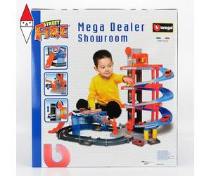 1/43 BURAGO ACCESSORIES DIORAMA - PARKING - MEGA DEALER SHOWROOM