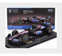 1:43 BURAGO Alpine F1 A524 #10 2024 Pierre Gasly +Pilot And Showcase BU38220-G