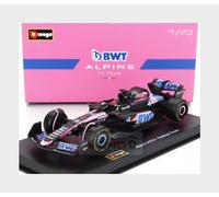 1:43 BURAGO Alpine F1 A524 #31 2024 Esteban Ocon +Pilot And Showcase BU38220-O
