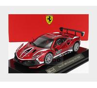 Ferrari 488 Challenge Evo 2020 #28 Racing Series Metallic Red 1:43 Model BBURAGO
