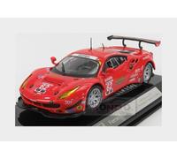 1:43 Burago Ferrari 488 Gte 3.9L Turbo V8 #62 Daytona 2017 Fisichella BU36301 Mo