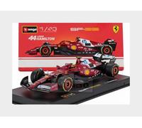 1:43 BURAGO Ferrari F1 Sf-25 #44 2025 Lewis Hamilton +Pilot & Showcase BU36852-H