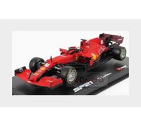1:43 BURAGO Ferrari F1 Sf21 #16 2021 Leclerc +Pilot And Showcase BU36828LE-BOX