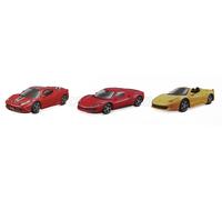 1/43 BURAGO - FERRARI - SET 3X 458 SPECIALE - 296 GTB - 458 SPIDER 18-36102-3