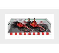 1:43 BURAGO Ferrari Set F1 Sf-23 2023 Charles Leclerc + Carlos Sainz BU36839-SET