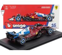 Ferrari F1 SF25 #16 LECLERC GP MIAMI VET+ PILOTA Burago 1/43 18-36852-L-MIAMI