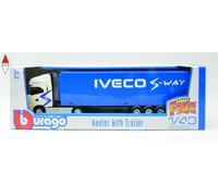 Merchandising Bburago: Camion Con Rimorchio Iveco S-Way - 1:43