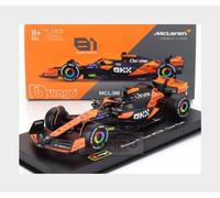 BURAGO 1:43 MODELLINO AUTO F1 MCLAREN MCL38 O. PIASTRI #81 MIAMI GP 2024 DIECAST