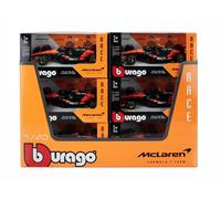 1/43 BURAGO - McLAREN - F1 - SET 12X - ESPOSITORE - DISPLAY STAND - 18-38177