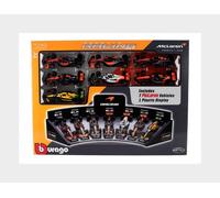 1/43 BURAGO - McLAREN - SET F1 7X F1 MCL36 TEAM MCLAREN N 4 2022 18-38169-PACK