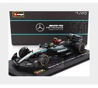 Bburago 1/43 F1 Mercedes AMG W15E - con Casco #Hamilton