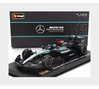 1:43 BURAGO Mercedes Gp F1 W15 #63 2024 Russell +Pilot & Showcase BU38209-R