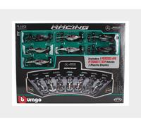 1:43 BURAGO Mercedes Gp Set F1 7X W05 W07 W10 W12 W13 W14 W15 BU38170-PACK7