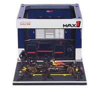 1/43 BURAGO - RED BULL - F1 RB21 DIORAMA GARAGE PIT-STOP TEAM ORACLE 18-38459-1