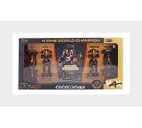 BURAGO 18-38213-PACK4 RED BULL - SET F1 4X - 4 TIME WORLD CHAMPION - RB16B N 33