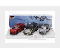 1:43 BURAGO Set 3X Rav 4 Land Rover New Defender 110 Volvo Ex90 2024 BU30507