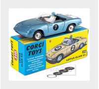 1:43 CORGI Lotus Elan S2 Cabriolet Spider #7 Racing 1964 318-CD54321033