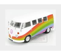 1:43 Corgi Volkswagen T1 Minibus Peace & Love Rainbows 1961 Various CC02739 Mode