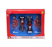 1:43 F1 Ferrari SF-25 2025 Hamilton & Leclerc Team, confezione da due