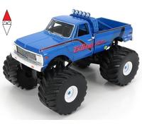 1/43 Greenlight Chevrolet K-10 Bigfoot Monster Truck Exterminator 1972 Blue Met