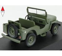 Greenlight Modellino 1:43 Willys CJ-2A Jeep US Esercito 1949 Verde Oliva