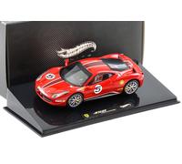1:43 Hot Wheels Elite Ferrari 458 Challenge Coupè 2011 Red #5