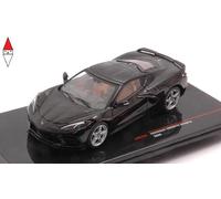 MODELLINO AUTO STATICO CHEVROLET CORVETTE C8 2020 NERO MODELLISMO SCALA 1:43