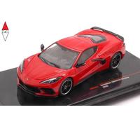 2020 Chevrolet Corvette C8 Stingray Rojo 1:43 IXO Models MOC303