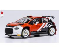 1/43 IXO CITROEN C3 RALLY2 FAFE TEST RALLY 2025 LANCE STROLL - NUNO PINTO RED