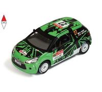 1/43 IXO CITROEN DS3 R3 N 27 RALLY PORTUGAL IRC 2011 HARRY HUNT - STEVE McPHEE