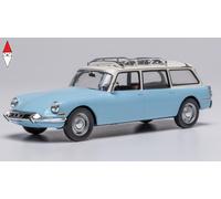 Ixo Modello auto Citroen ID 19 Break Kombi 1960 Blu chiaro/bianco 1:43