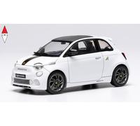 1/43 IXO FIAT 500e ABARTH 2024 WHITE BLACK