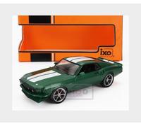 1969 Ford Mustang Fastback Custom Verde Metalizado/Blanco 1:43 IXO Models CLC530