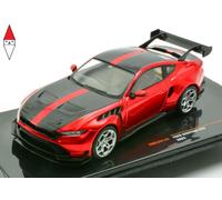 MODELLINO AUTO STATICO IXO FORD MUSTANG GTD 2025 ROSSO MODELLISMO SCALA 1:43