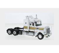 1:43 IXO Freightliner Coronado Tractor Truck 3-Assi 2012 White Gold TR210.22