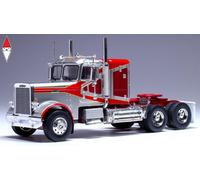 1/43 IXO FREIGHTLINER FLC 120 64T TRACTOR TRUCK 3-ASSI 1977 SILVER RED