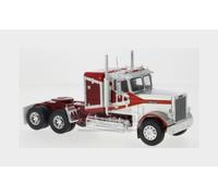 1:43 IXO Freightliner Flc 120 64T Tractor Truck 3-Assi 1977 Silver Red TR200.22
