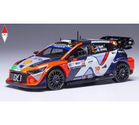 MODELLINO AUTO STATICO IXO HYUNDAI I20 N WRC TANAK RALLY CROATIA 2024 SCALA 1/43