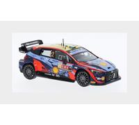 1:43 IXO Hyundai I20 Rally1 Team Mobis #2 4Th Rally Ypres 2022 Solberg RAM875.22