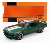 1969 Ford Mustang Fastback Custom Verde Metalizado/Blanco 1:43 IXO Models CLC530