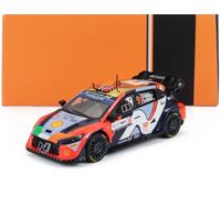 MODELLINO AUTO STATICO IXO HYUNDAI I20 N WRC MIKKELSEN RALLY CROATIA 2024 1/43