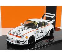 1:43 IXO Porsche 911 993 Rwb Lbwk #41 Racing 1996 White MOC322