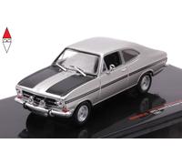 1:43 IXO Opel Kadett B Rallye Coupe 1967 Silver Black CLC462N.22