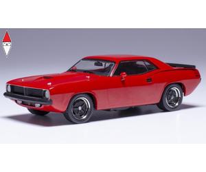 1/43 IXO PLYMOUTH BARRACUDA COUPE 1970 RED