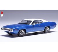 1/43 IXO PLYMOUTH SATELLITE SEBRING PLUS COUPE 1971 BLUE WHITE