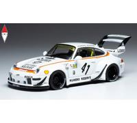 1:43 IXO Porsche 911 993 Rwb Lbwk #41 Racing 1996 White MOC322