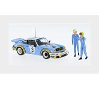 Ixo Modellino 1:43 Porsche 911 Carrera RS Rally Montecarlo 1978 vincitore con fig. Nicolas Laverne